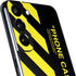 Black and Yellow Stripes Galaxy S22 Plus Skin